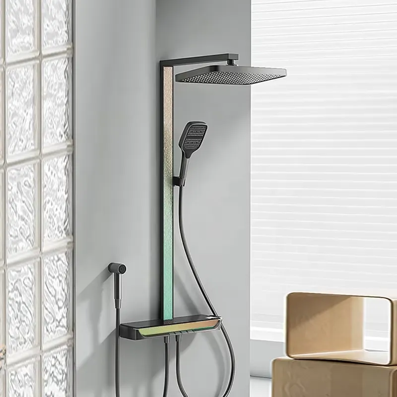 Brass Digital Waterfall Shower - Spa & Wellness Hotel Diament Ustroń Opinie 评论和价格