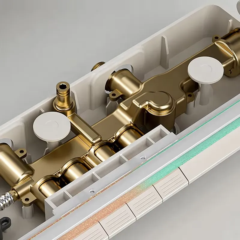 Brass Digital Waterfall Shower - Spa & Wellness Hotel Diament Ustroń Opinie 评论和价格