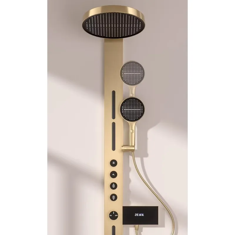 Brass Rainfall Shower Panel Se - Spa & Wellness Hotel Diament Ustroń Opinie 评论和价格
